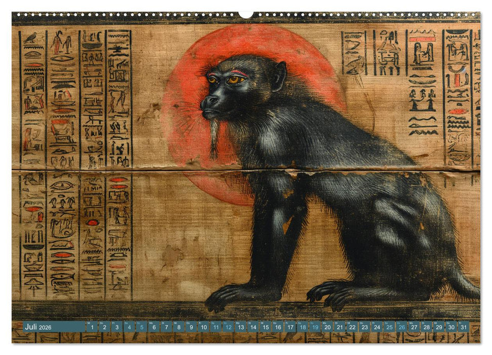 Papyrus-Propheten - KI-Enthüllungen aus der Vergangenheit (CALVENDO Premium Wandkalender 2026)