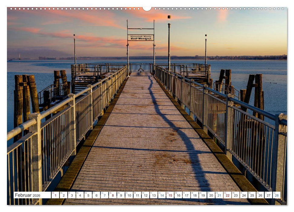Wismar - Die Ostseeperle unter den deutschen Hansestädten (CALVENDO Premium Wandkalender 2026)