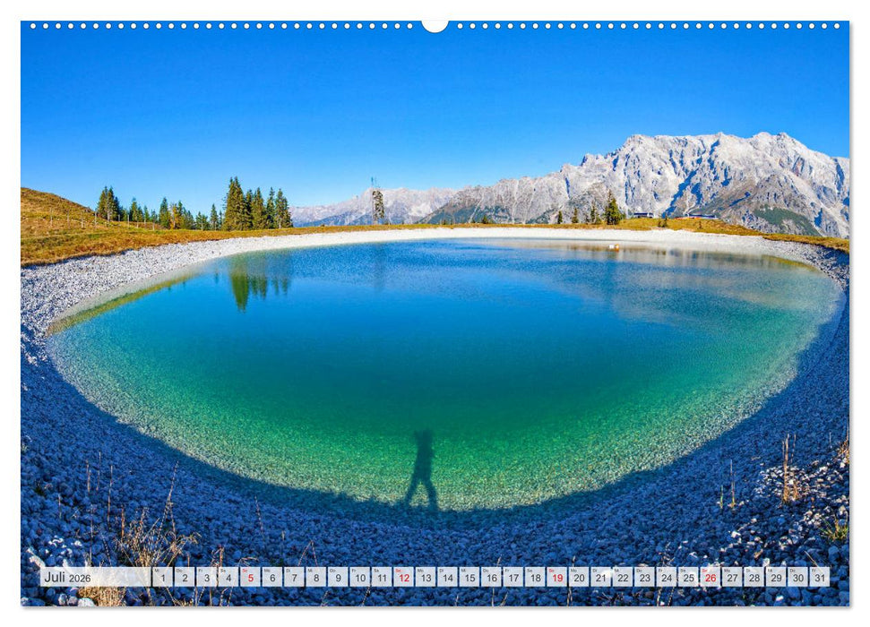 Es grüßt Mühlbach am Hochkönig (CALVENDO Premium Wandkalender 2026)