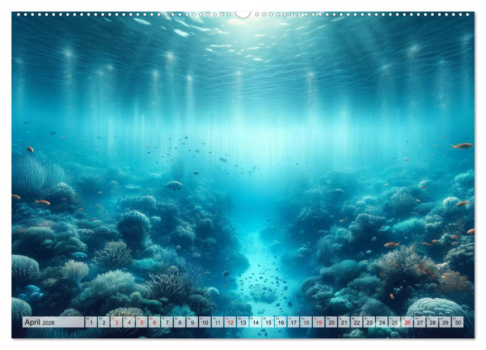 Momente der Ruhe - Beruhigende Ansichten für jeden Monat (CALVENDO Premium Wandkalender 2026)