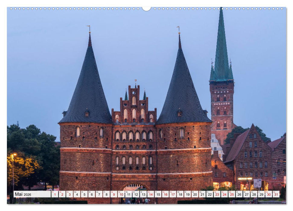 Auf der Route der Backsteingotik (CALVENDO Premium Wandkalender 2026)