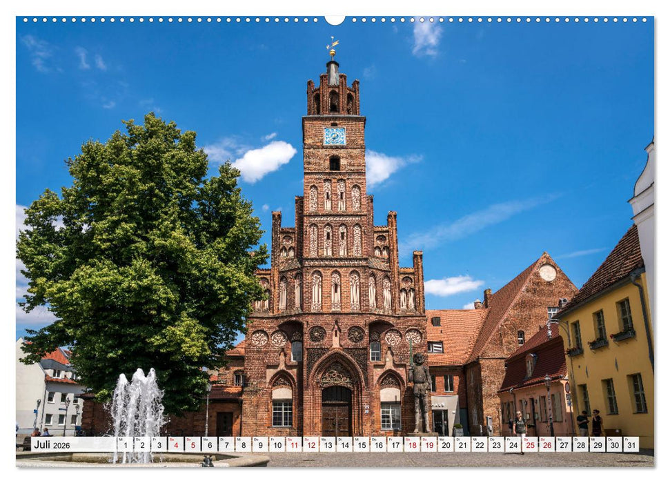 Auf der Route der Backsteingotik (CALVENDO Premium Wandkalender 2026)
