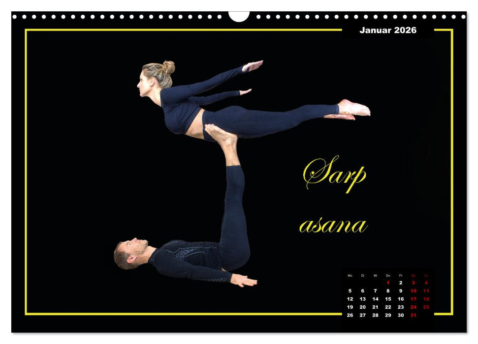 Yoga - Asana (CALVENDO Wandkalender 2026)