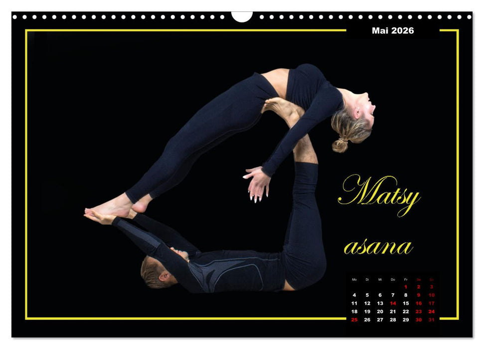 Yoga - Asana (CALVENDO Wandkalender 2026)