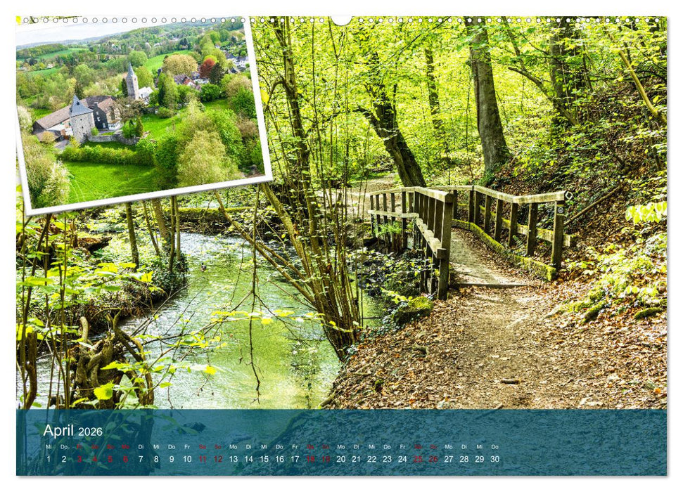 Die Düssel von den Quellen bis zu den Mündungen (CALVENDO Premium Wandkalender 2026)