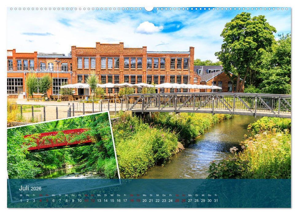 Die Düssel von den Quellen bis zu den Mündungen (CALVENDO Premium Wandkalender 2026)