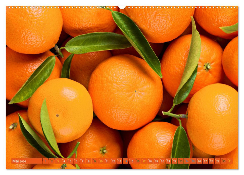 ORANGE - Gemüse und Obst -Vitaminreich (CALVENDO Wandkalender 2026)