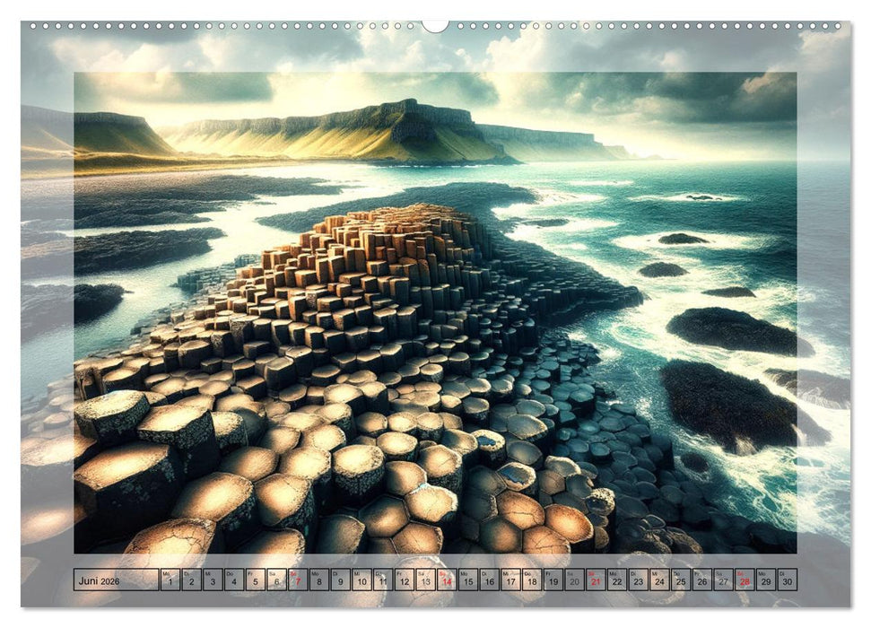 Faszinierende Welt: Eine Reise mit der Künstlichen Intelligenz an Magische Orte (CALVENDO Premium Wandkalender 2026)