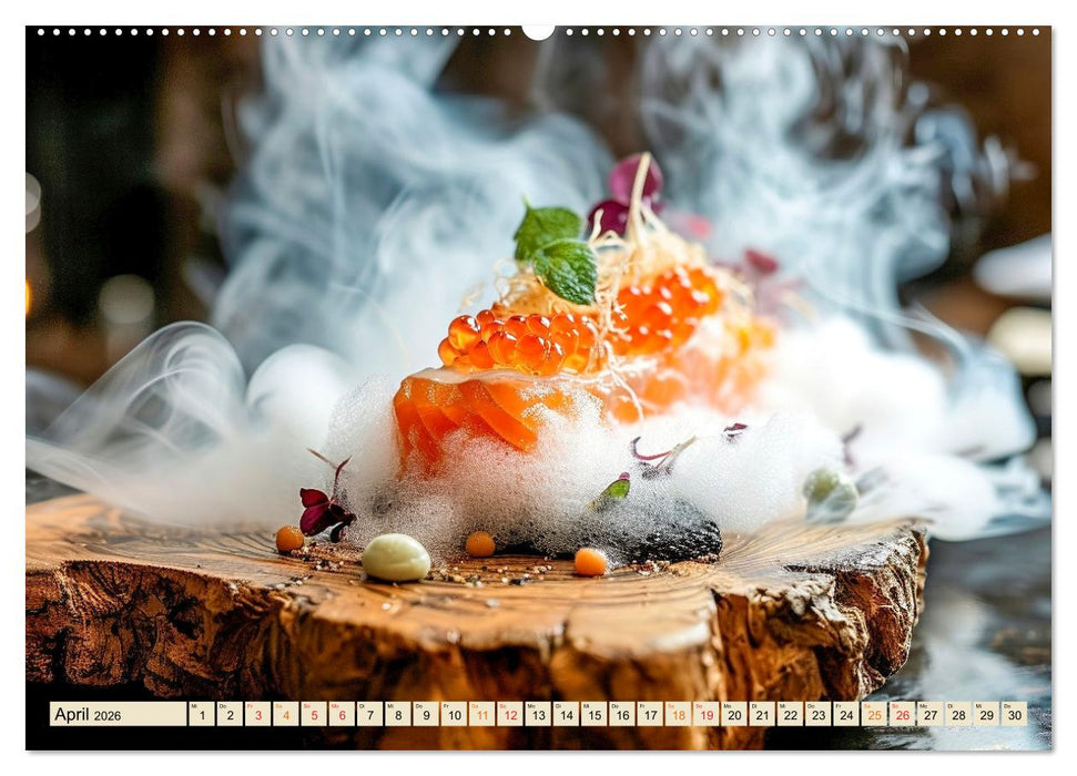 Molekulare Küche für Gourmets - Genuss erleben (CALVENDO Wandkalender 2026)