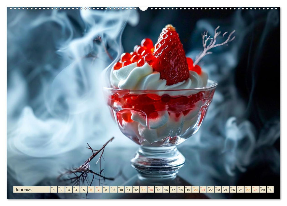 Molekulare Küche für Gourmets - Genuss erleben (CALVENDO Wandkalender 2026)