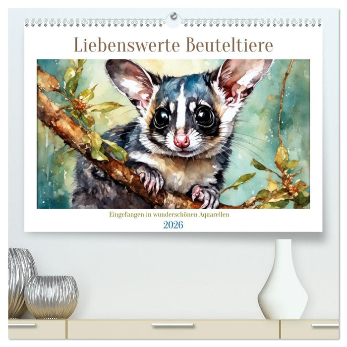 Liebenswerte Beuteltiere (CALVENDO Premium Wandkalender 2026)