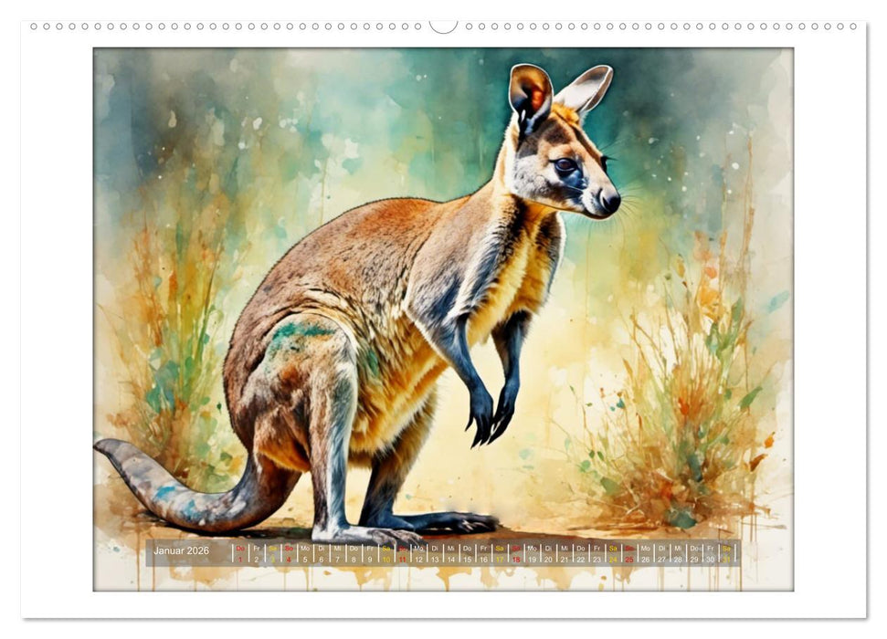 Liebenswerte Beuteltiere (CALVENDO Premium Wandkalender 2026)