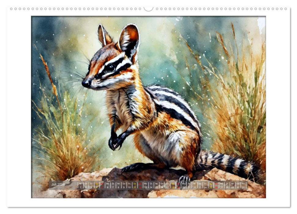 Liebenswerte Beuteltiere (CALVENDO Premium Wandkalender 2026)
