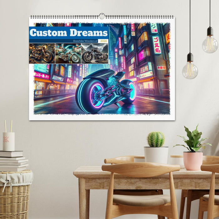 Custom Dreams - Showbike Wonders (CALVENDO Wandkalender 2026)