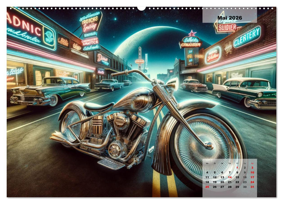 Custom Dreams - Showbike Wonders (CALVENDO Wandkalender 2026)
