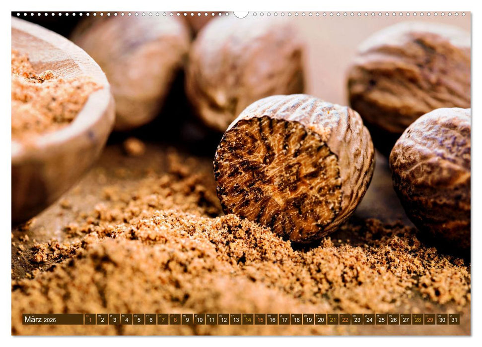 BRAUN - Gewürze und Köstlichkeiten (CALVENDO Premium Wandkalender 2026)
