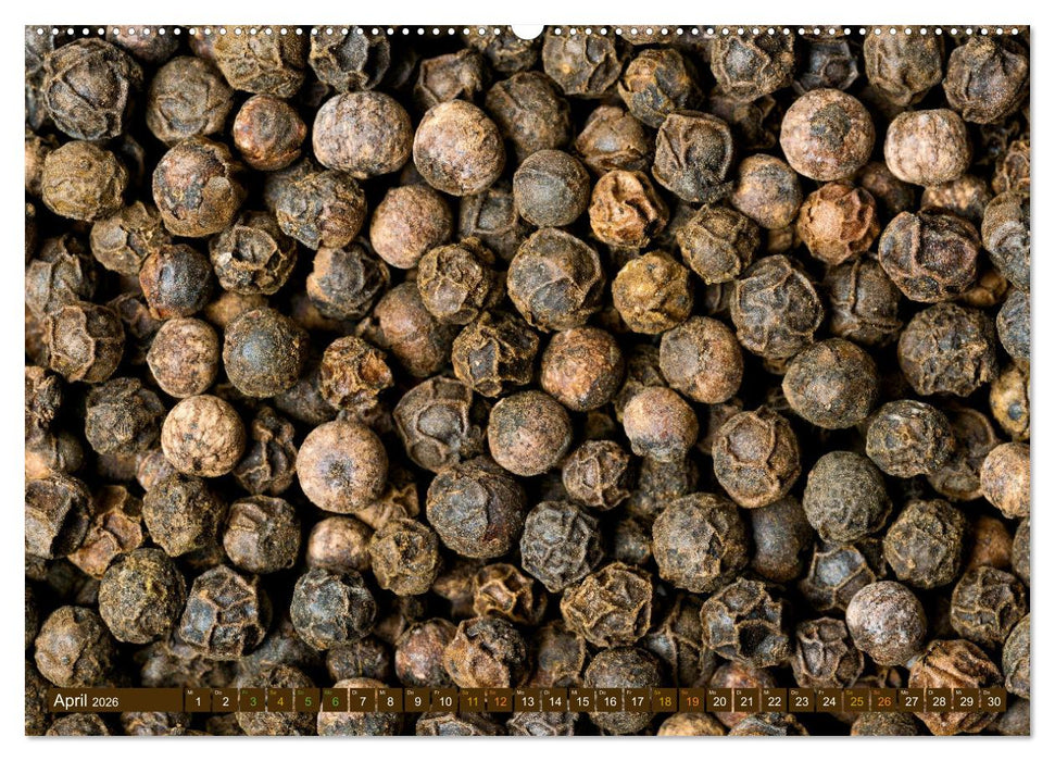 BRAUN - Gewürze und Köstlichkeiten (CALVENDO Premium Wandkalender 2026)