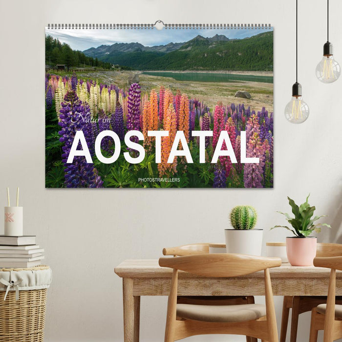 Natur im Aostatal (CALVENDO Wandkalender 2026)