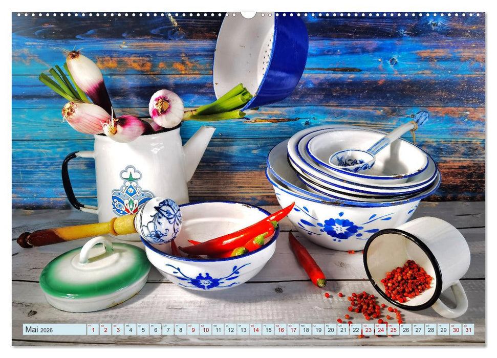 Die bunte Gute Laune Küche (CALVENDO Wandkalender 2026)