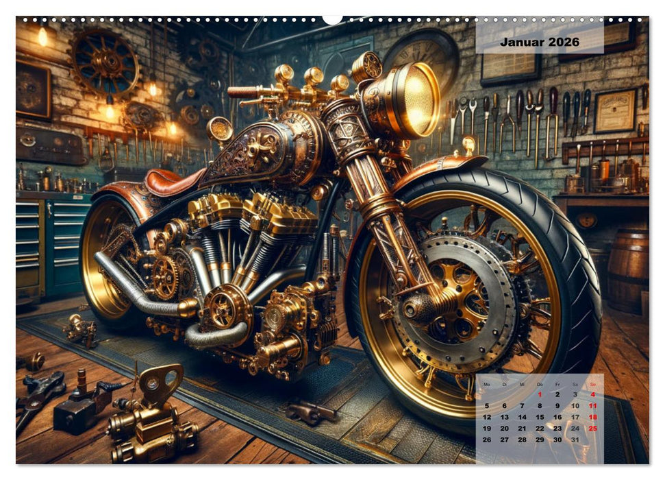 Custom Dreams - Showbike Wonders (CALVENDO Premium Wandkalender 2026)