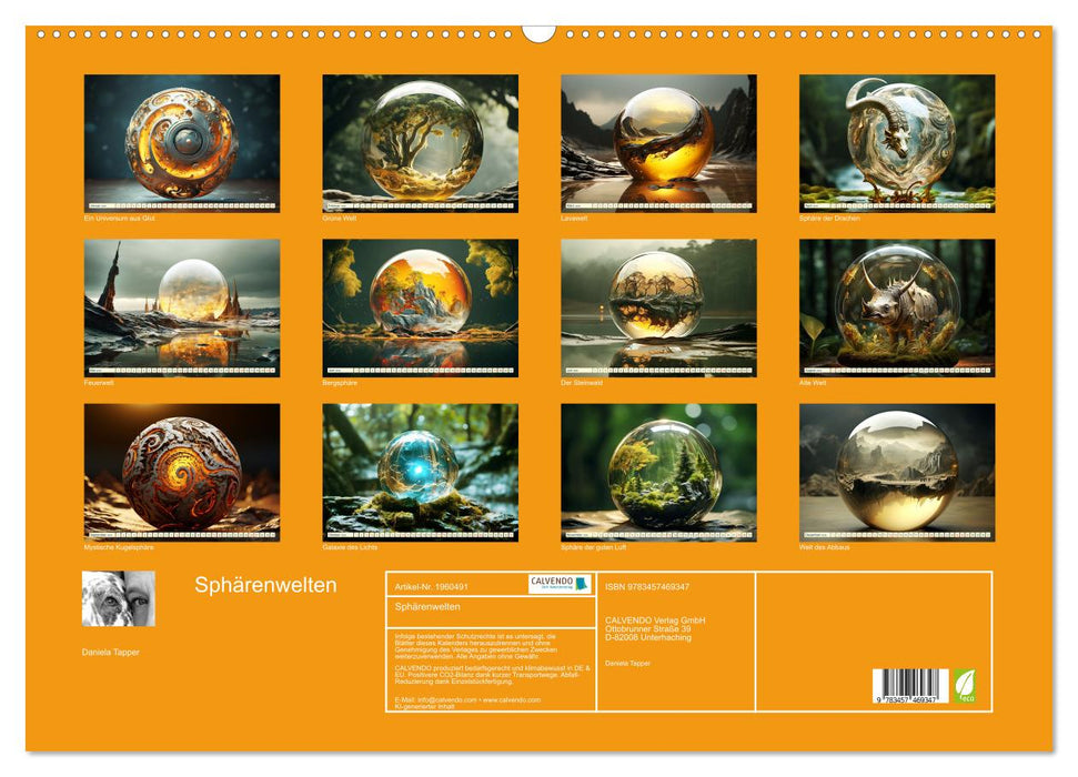 Sphärenwelten (CALVENDO Wandkalender 2026)