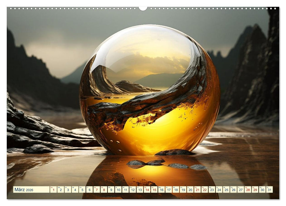 Sphärenwelten (CALVENDO Wandkalender 2026)