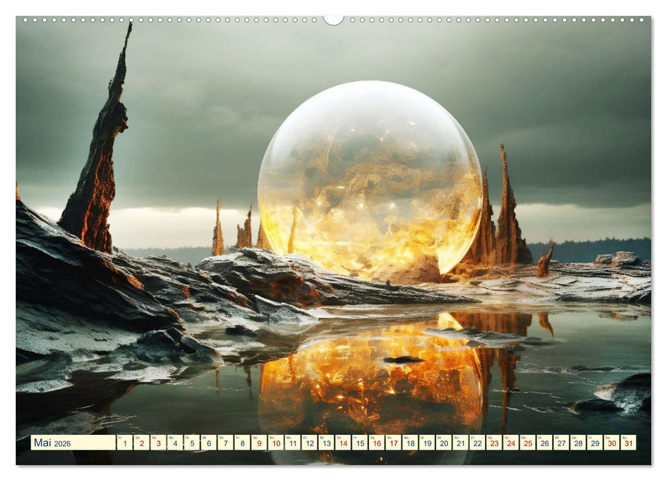 Sphärenwelten (CALVENDO Wandkalender 2026)