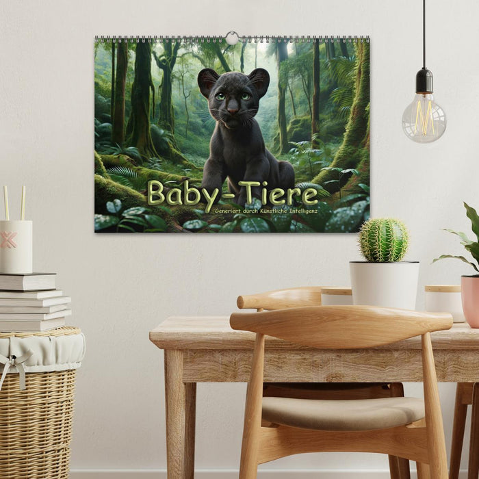 Baby-Tiere (CALVENDO Wandkalender 2026)