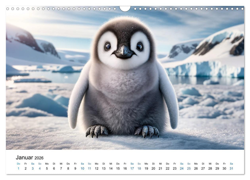 Baby-Tiere (CALVENDO Wandkalender 2026)