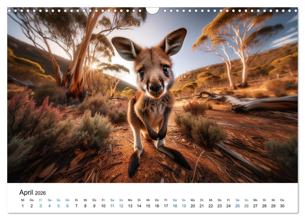 Baby-Tiere (CALVENDO Wandkalender 2026)