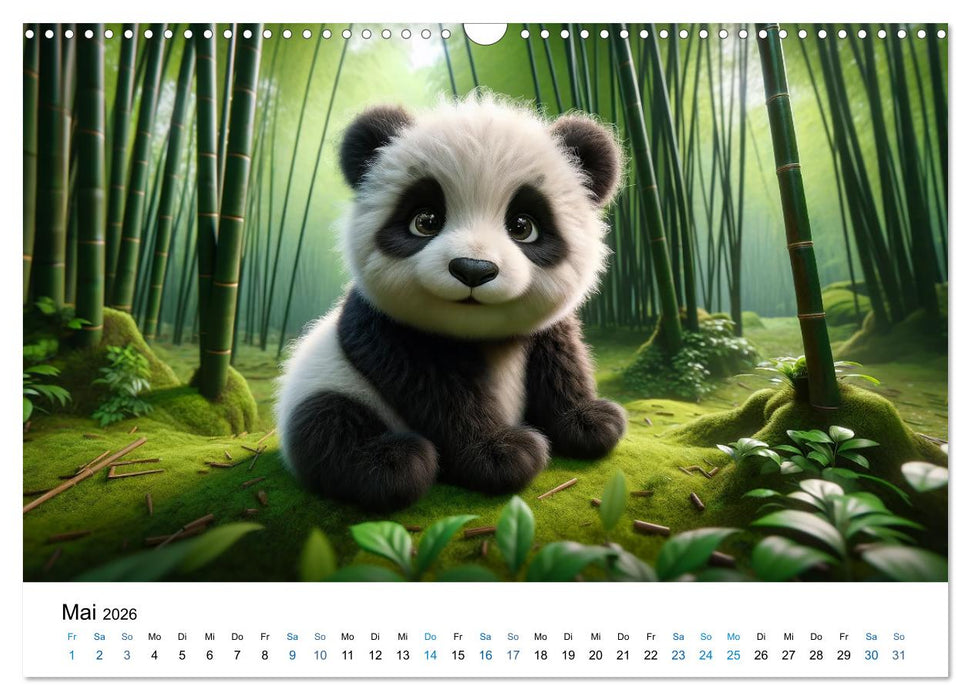 Baby-Tiere (CALVENDO Wandkalender 2026)