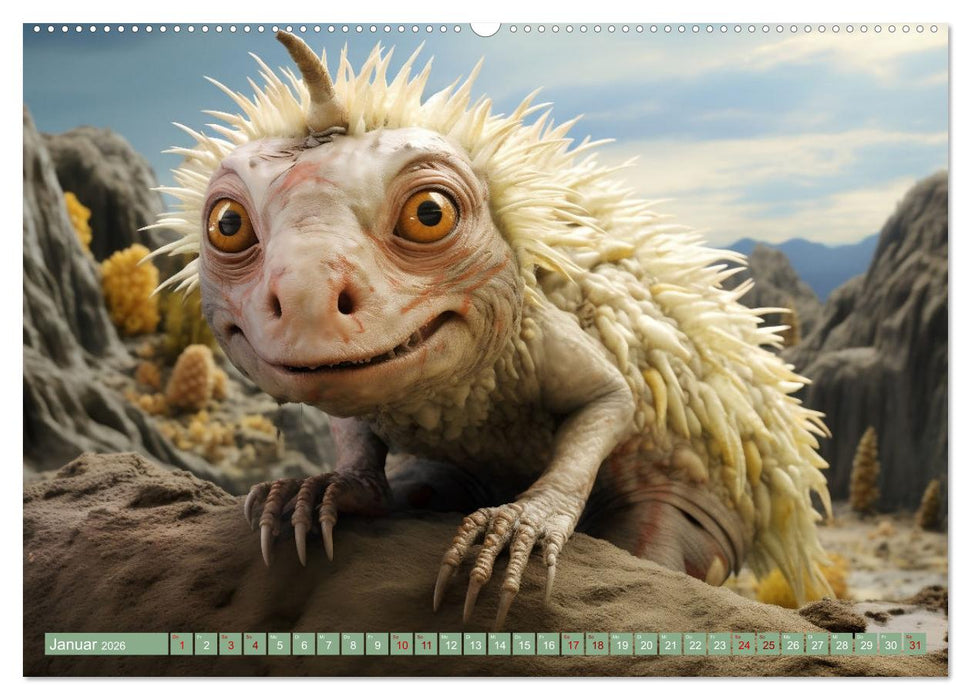 Galaktische Wesen (CALVENDO Wandkalender 2026)