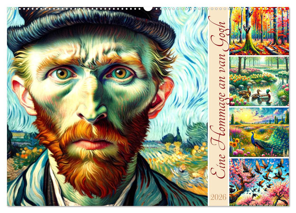 Eine Hommage an van Gogh (CALVENDO Wandkalender 2026)