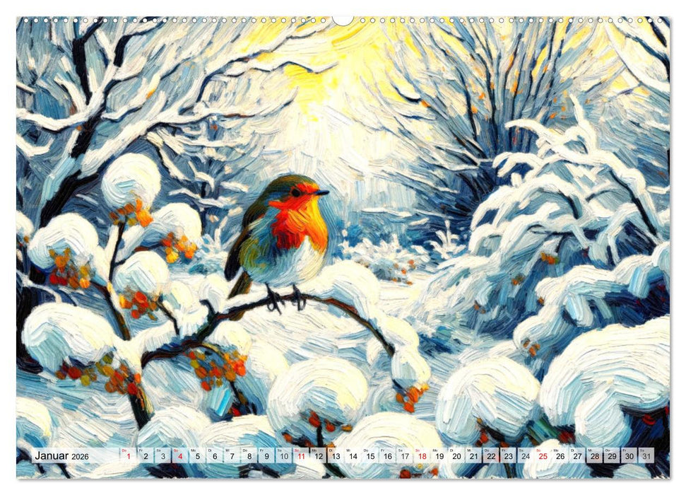 Eine Hommage an van Gogh (CALVENDO Wandkalender 2026)