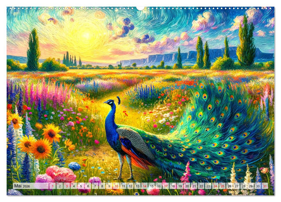 Eine Hommage an van Gogh (CALVENDO Wandkalender 2026)