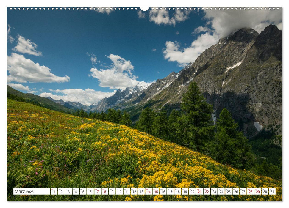 Natur im Aostatal (CALVENDO Premium Wandkalender 2026)