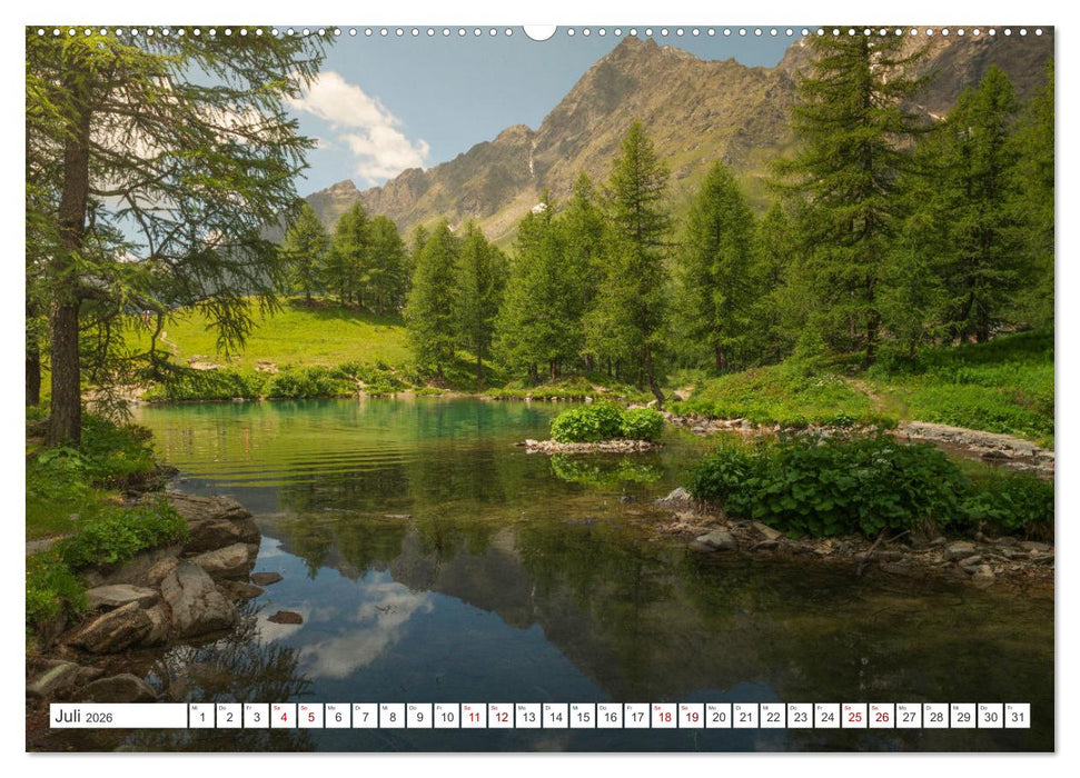 Natur im Aostatal (CALVENDO Premium Wandkalender 2026)