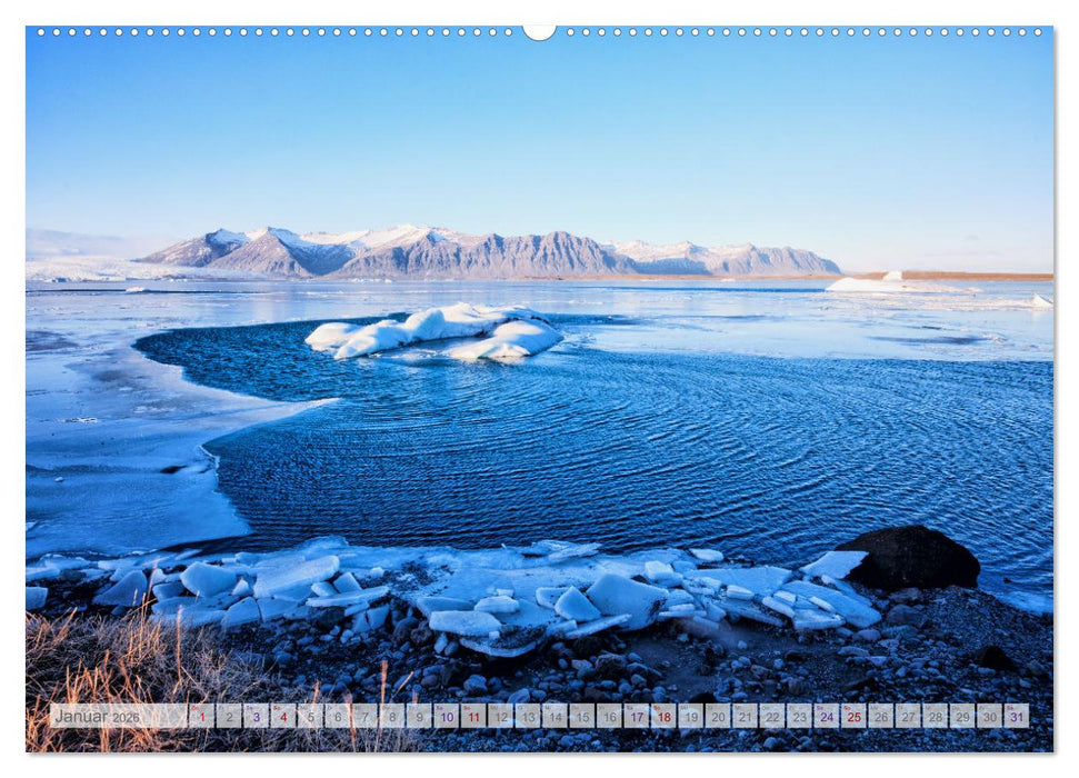 Surreale Landschaften Islands (CALVENDO Wandkalender 2026)