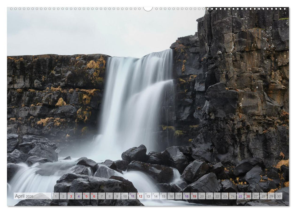 Surreale Landschaften Islands (CALVENDO Wandkalender 2026)