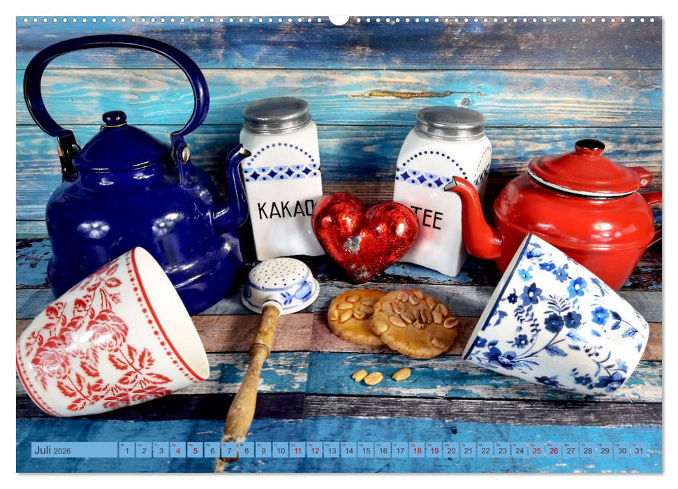 Die bunte Gute Laune Küche (CALVENDO Premium Wandkalender 2026)