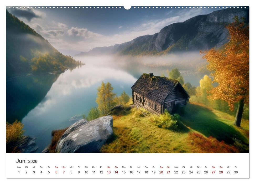 Zuhause in der Wildnis (CALVENDO Wandkalender 2026)