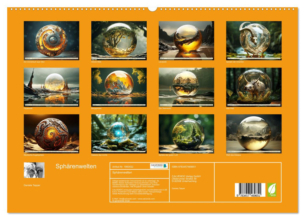 Sphärenwelten (CALVENDO Premium Wandkalender 2026)