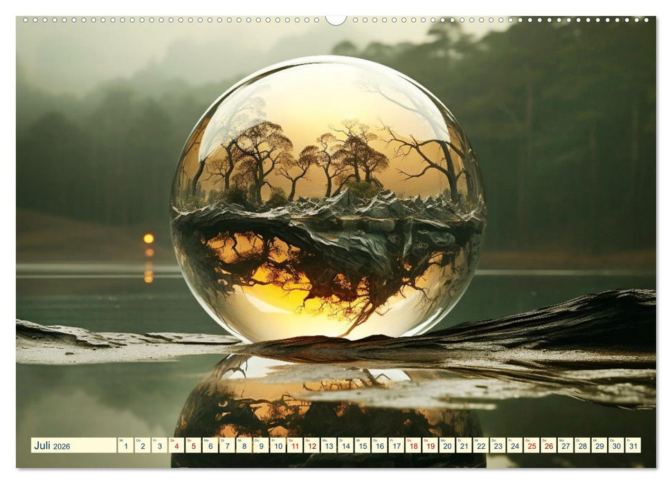 Sphärenwelten (CALVENDO Premium Wandkalender 2026)