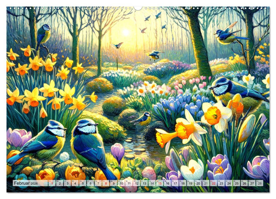 Eine Hommage an van Gogh (CALVENDO Premium Wandkalender 2026)