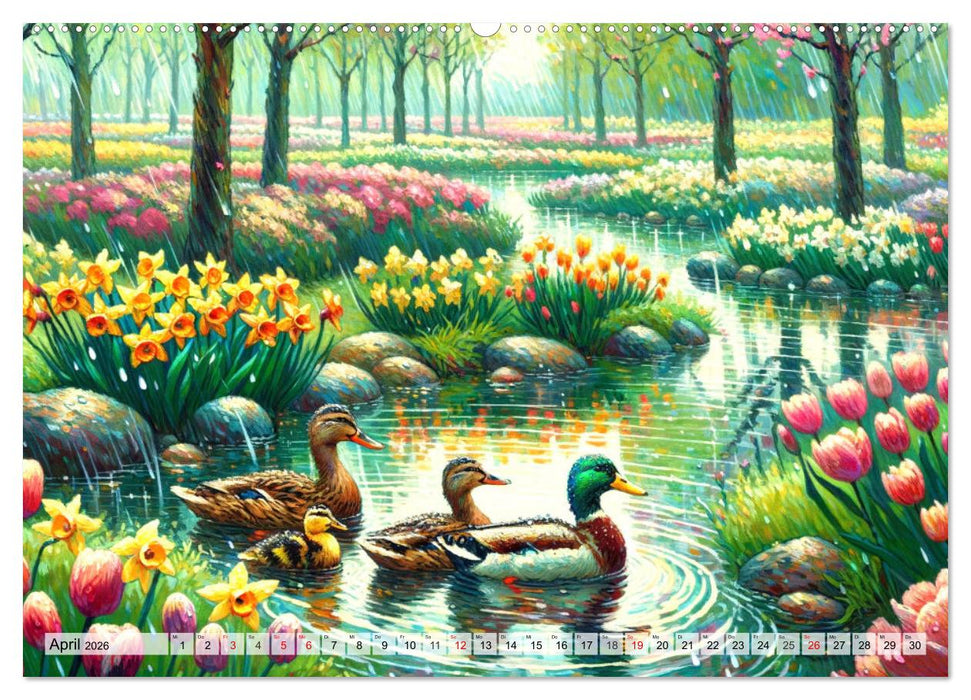 Eine Hommage an van Gogh (CALVENDO Premium Wandkalender 2026)