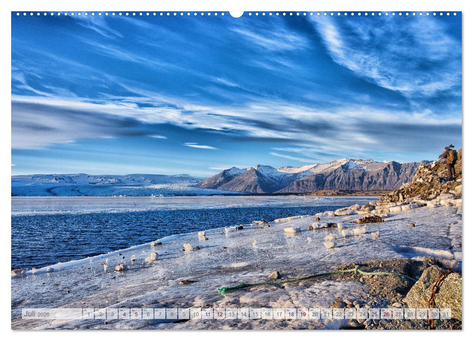 Surreale Landschaften Islands (CALVENDO Premium Wandkalender 2026)