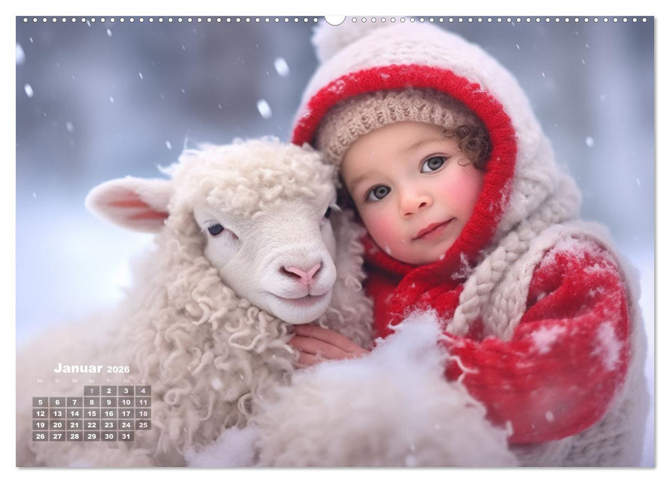 Kleine Herzen, Große Liebe: Ein Jahr voller Freude und Entzücken (CALVENDO Wandkalender 2026)