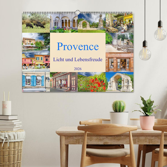 Provence. Licht und Lebensfreude (CALVENDO Wandkalender 2026)