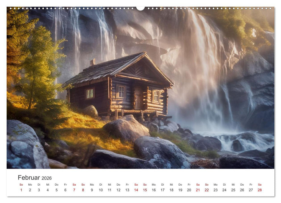 Zuhause in der Wildnis (CALVENDO Premium Wandkalender 2026)