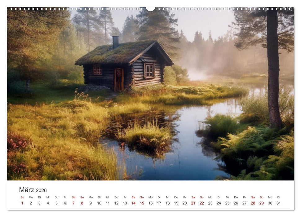 Zuhause in der Wildnis (CALVENDO Premium Wandkalender 2026)